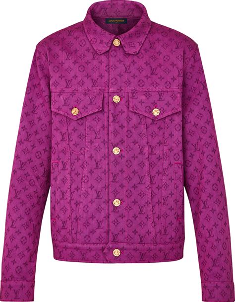 louis vuitton purple monogram denim jacket|louis vuitton monogram denim jacket.